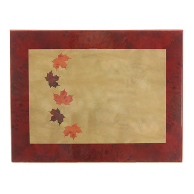 Autumn Leaves Memory Chest - Natural Grace