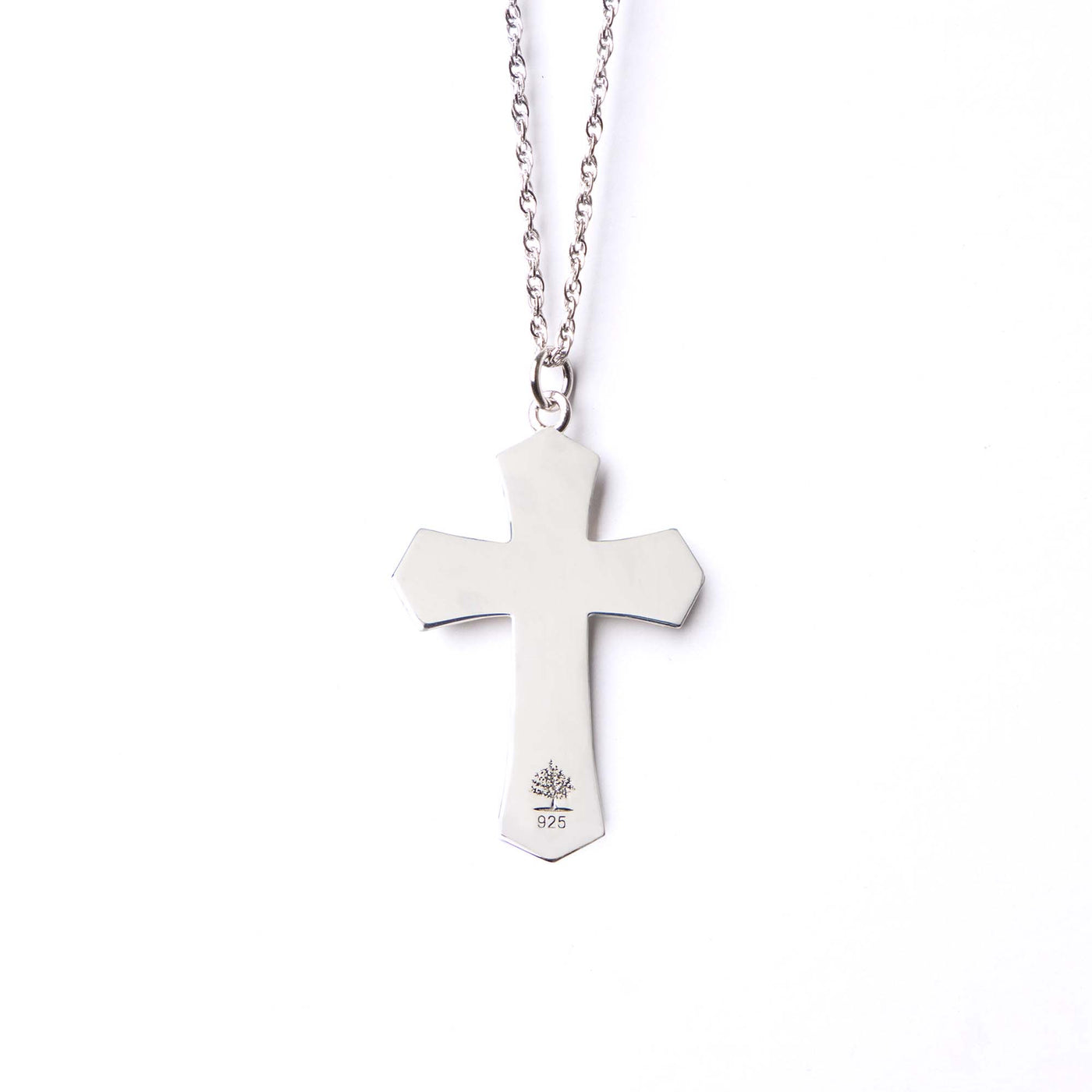 Cross Fingerprint Pendant